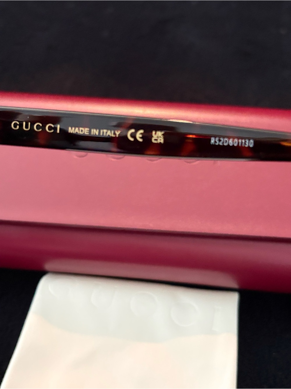 Gucci Men’s Black Sunglasses with Grey Lenses unisex - Picture 11 of 11